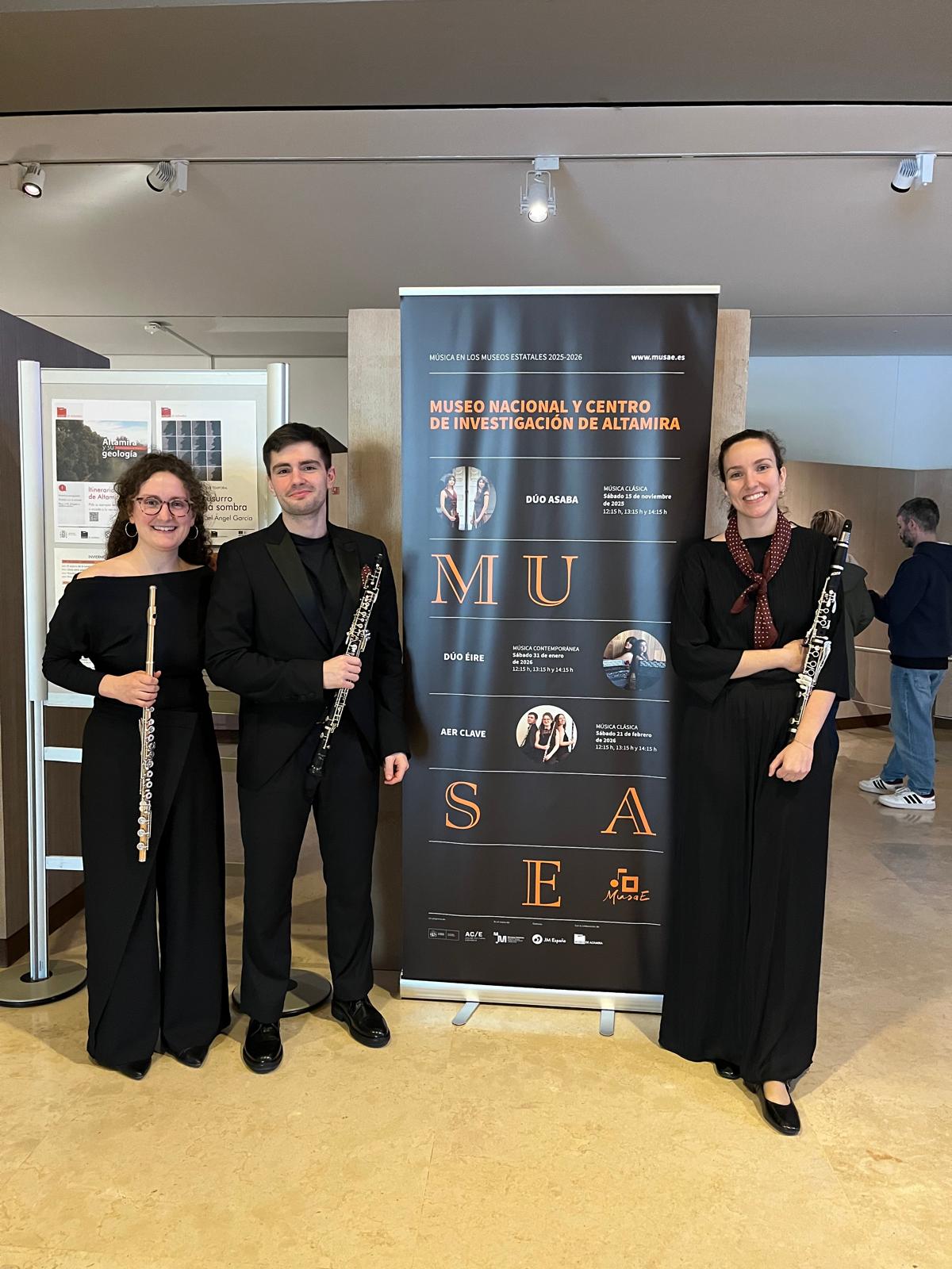 Aer Clave Ensemble at the MusaE concert series, National Museum of Altamira